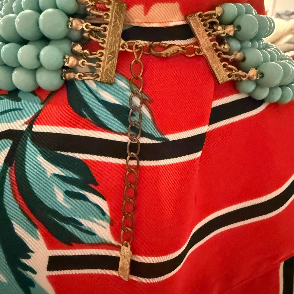 Baublebar Multi String Turquoise Beaded Necklace - image 4